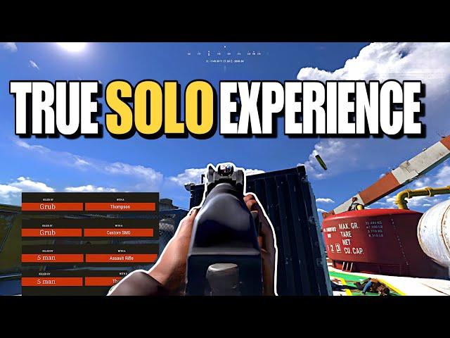 The True Solo Experience - Rust Console Movie