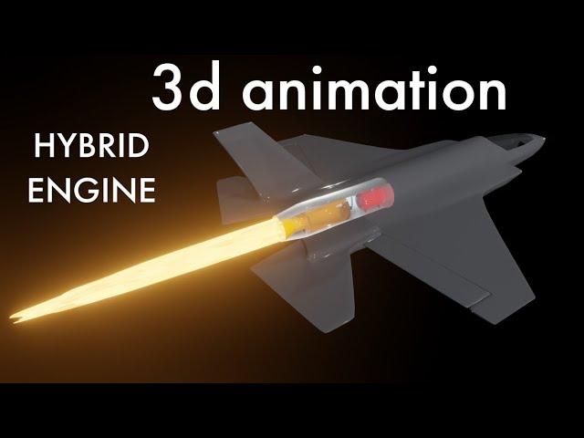 HYBRID ROCKET ENGINE/hybrid propellant rocket engine /3D animation/LEARN FROM THE BASE