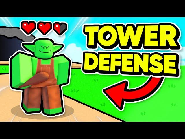 I made a TOWER DEFENSE Game in Roblox...