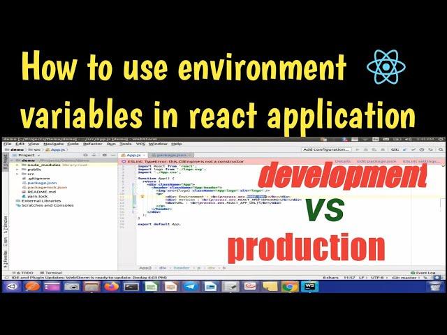 How to use Environment Variables in React application - dotenv file