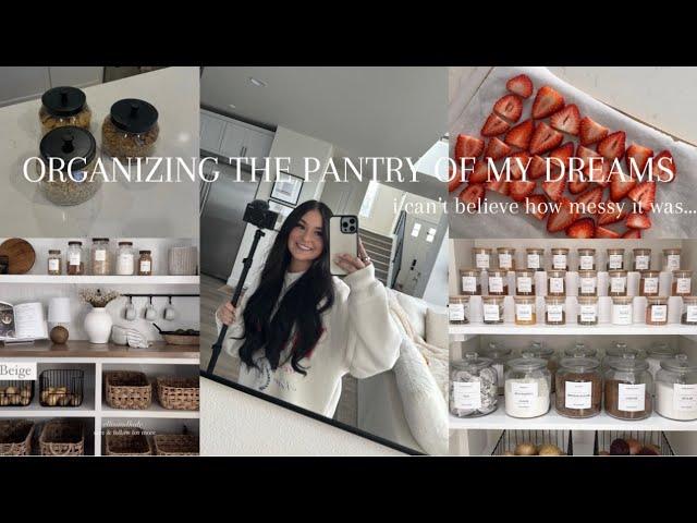 MY INSANE PANTRY TRANSFORMATION!! I can't believe how messy it was...