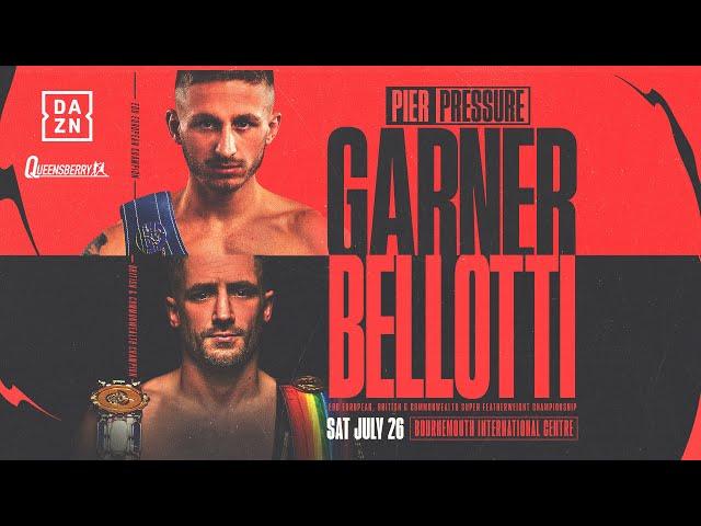 RYAN GARNER VS. REECE BELLOTTI LAUNCH PRESS CONFERENCE LIVESTREAM