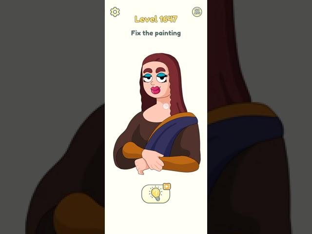 DOP 2 Gameplay Level 1647 Shorts Delete One Part Solution and Answer  Subscribe 