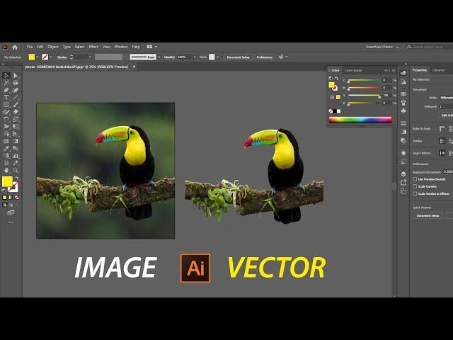 Image Trace in Adobe Illustrator CC 2020 | Vectorize Image In Illustrator 2021