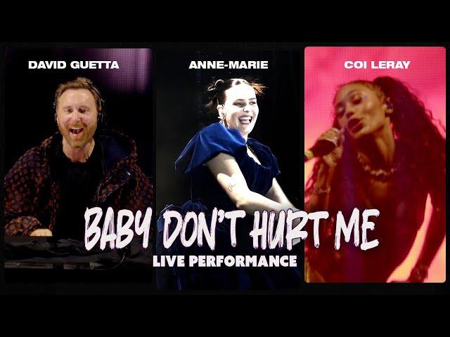 David Guetta, Anne-Marie, Coi Leray - Baby Don’t Hurt Me (Live Performance edit)