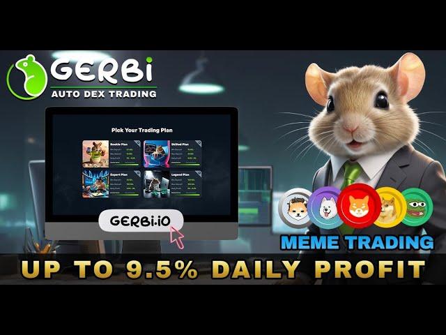 GERBI - Latest Update on this Passive Platform - Earn up to 9.5% Daily in SOL - Get Started Today