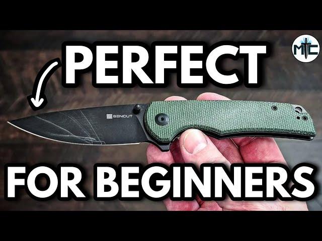 A PERFECT Folding Knife For Beginners! | Sencut Praktisk | Review