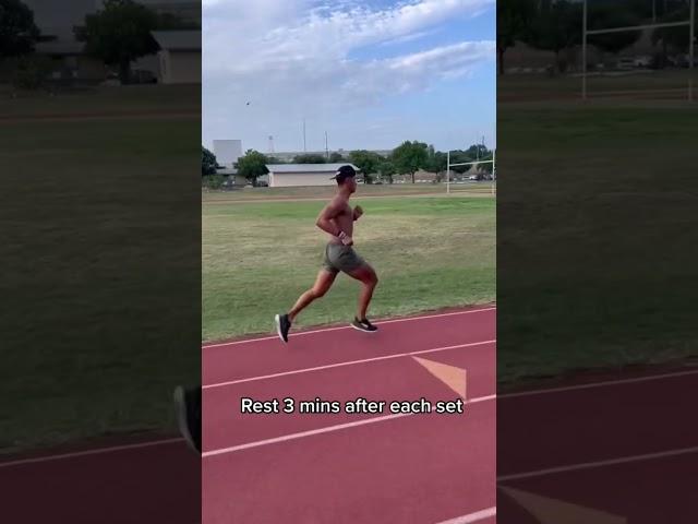 Track Workout to Improve Speed for 5k