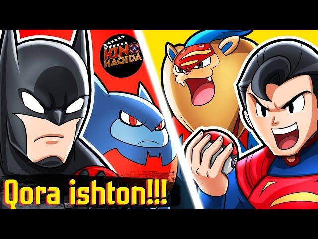 Betman vs Supermen pokemonlar jangi dc parrodiya kino haqida tarjima multfilmlar