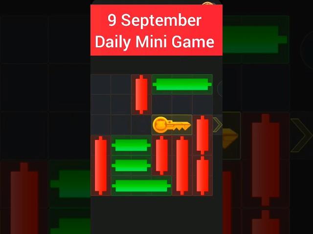 9 September Daily Mini game  And Cipher code | today's Daily Cipher Code | Hamster kombat mini game