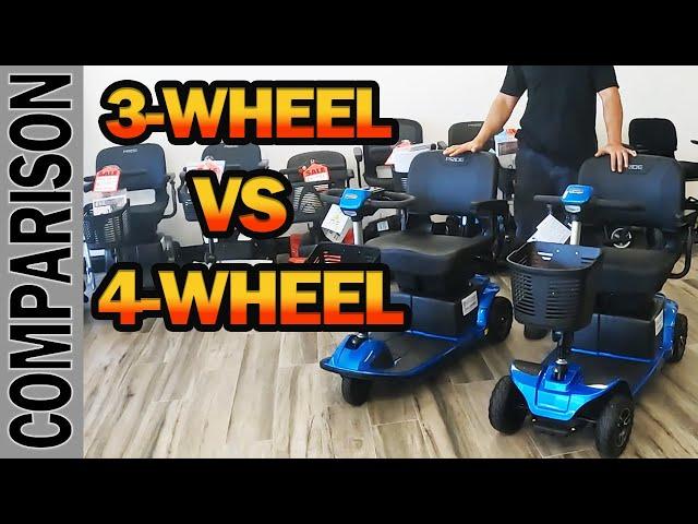 3 Wheel VS 4 Wheel Mobility Scooters - What's The Difference?