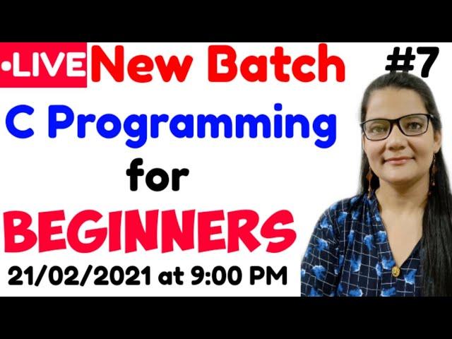 C Programming New Batch|Zeenat Hasan Academy