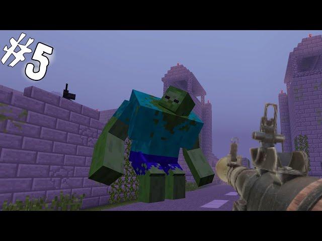 ВЫЖИТЬ В ЗОМБИ АПОКАЛИПСИСЕ [Minecraft] #5 - ГИГАНТСКИЙ ЗОМБИ