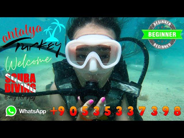 Welcome to the Best Diving Center for the Best Scuba Diving Places in Antalya | Kids Girl Diver