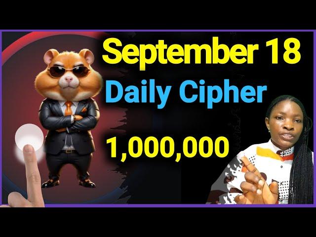 18 September Hamster Kombat Daily Cipher Code  Today