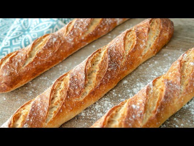 FRENCH BAGUETTE | delicious homemade bread | easy recipe