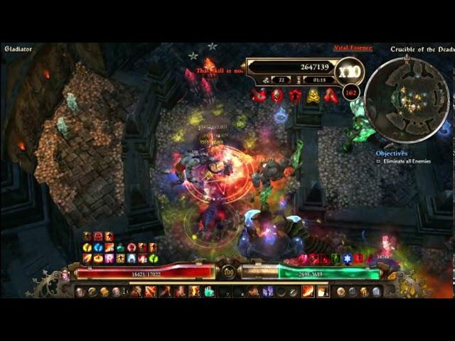 Grim Dawn Nandi's burn Shieldbreaker 150-170