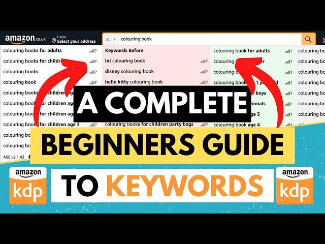 Amazon KDP Keyword Research For Beginners - Complete Guide 2024