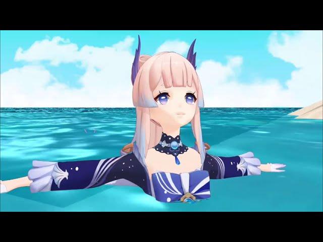 [MMD vore animation] A not so relaxing day off