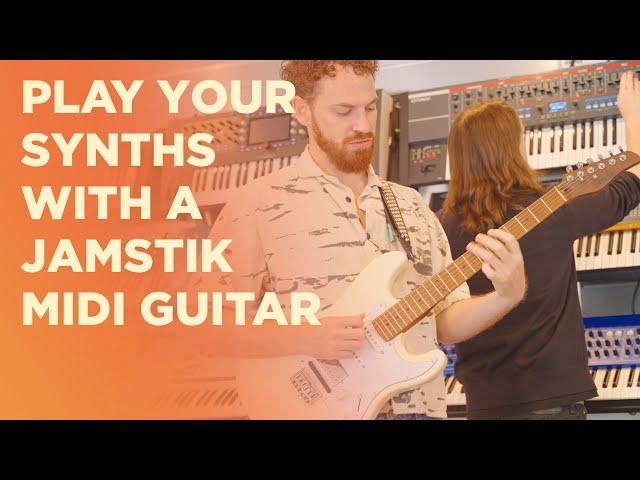 Playing Synthesizers...with a Guitar?! Jamstik Visits the Perfect Circuit Showroom