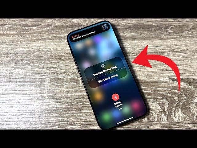 How to SCREEN RECORDING on iPhone 16 (Plus, Pro & Pro Max)