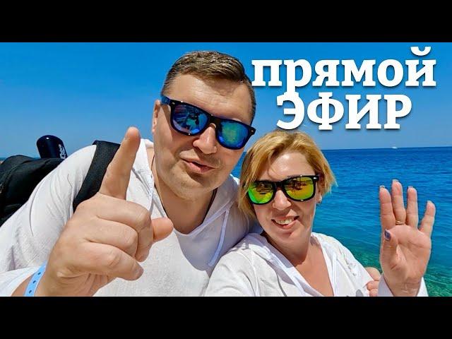 Прилетела в Египет !!! Олег и Валя - Travel ВЛОГ в прямом эфире! Египет - Хургада.