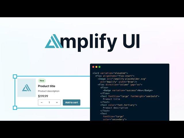 Introducing Amplify UI | Amazon Web Services