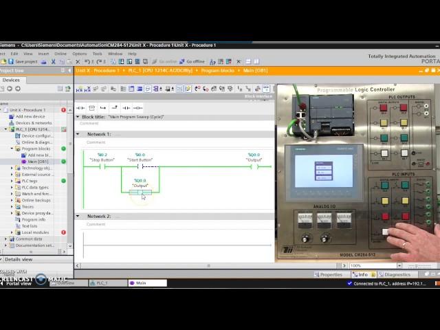 Siemens PLC Trainer Video 1