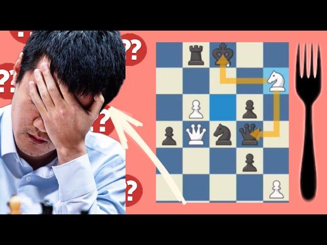 When Chess GRANDMASTERS Blunder FORKS…..