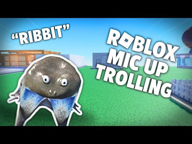 Trolling as a FROG on ROBLOX...PART 2 | Roblox Voice-Chat Trolling