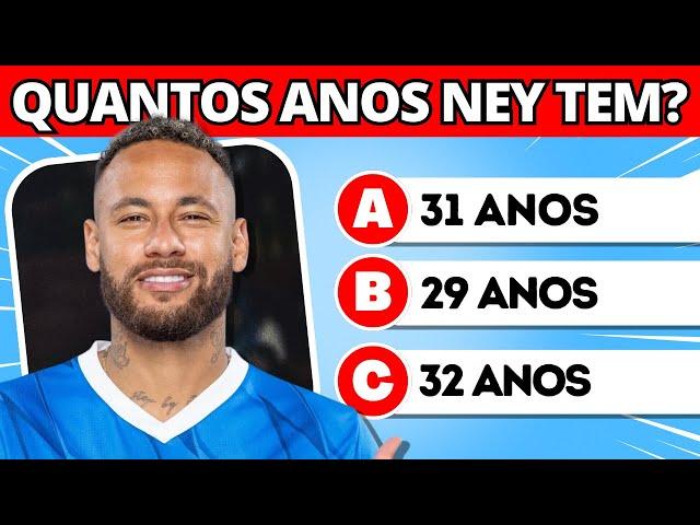  Neymar Quiz: O quanto você sabe sobre o Neymar Junior #quizdefutebol #buuquiz