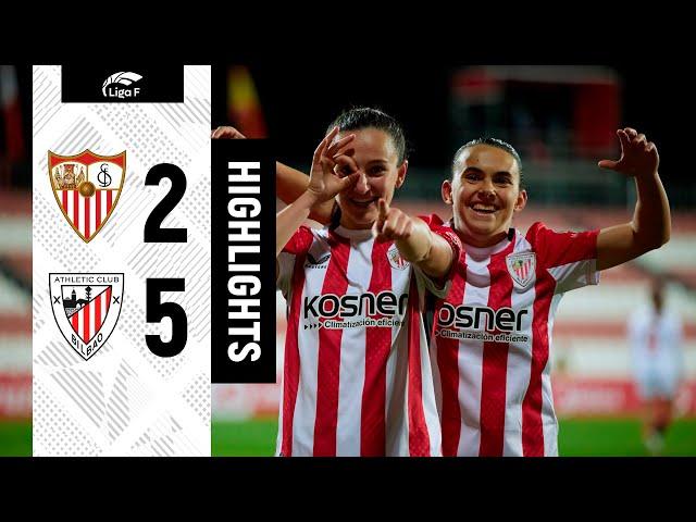 RESUMEN I Sevilla FC 2-5 Athletic Club | Liga F 2024-25 MD13