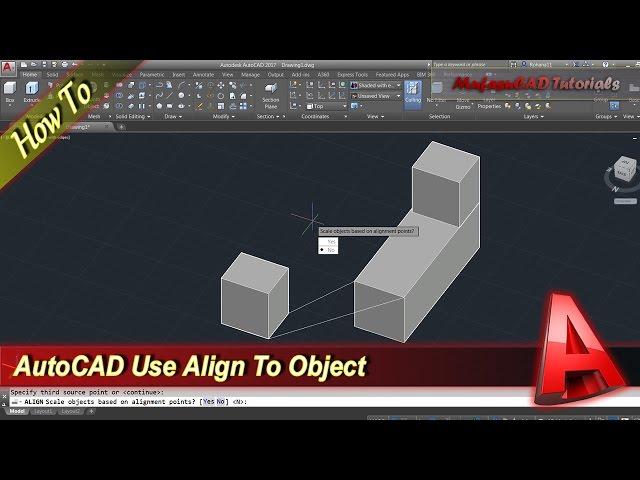 AutoCAD How To Align Object