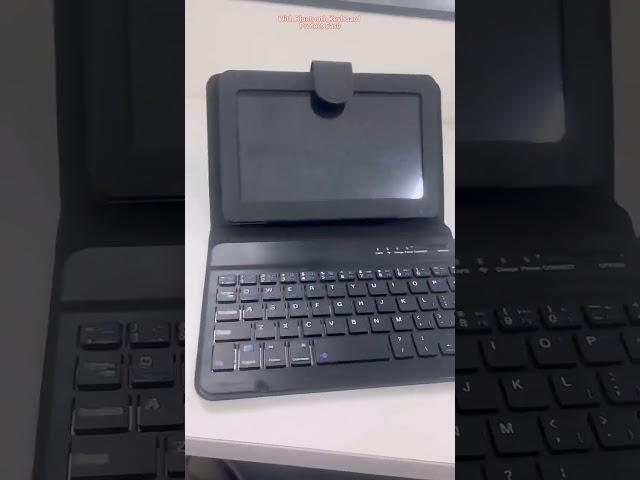 "Perfectly portable 7-inch tablet + protective keyboard, perfect for both study and entertainment!"