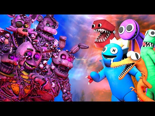 [SFM FNaF] Rainbow Friends & Boxy Boo vs Toxic Animatronics