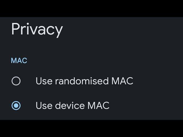 How to Disable Randomized MAC Address on Android 15 Wi-Fi Connections