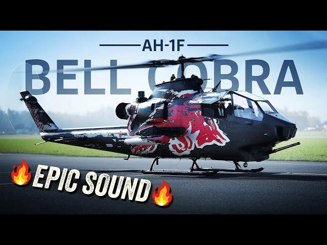 BELL COBRA ACTION  EPIC SOUND  (FULL ENGINE START-UP AND TAKE-OFF)