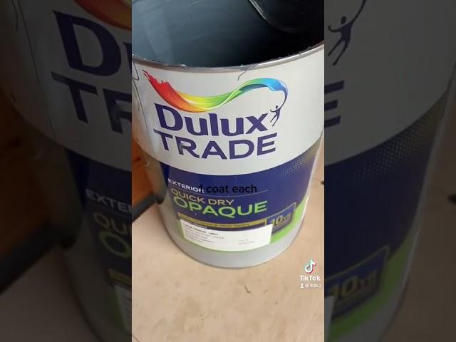 Wickes shed paint vs Dulux Trade opaque.