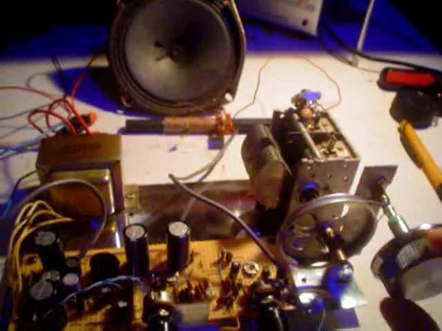 Homebuilt 11 Transistor TRF Radio