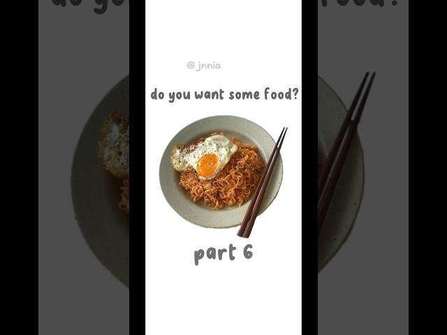 choose food! | part 6. #shortsfeed #tiktok #cute #aesthetic #food #game #jnnia #shorts