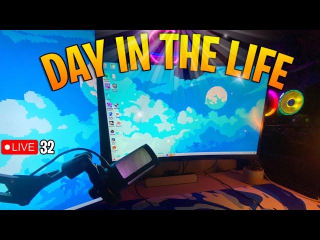 Day In The Life Of A Small Fortnite Content Creator/Streamer!