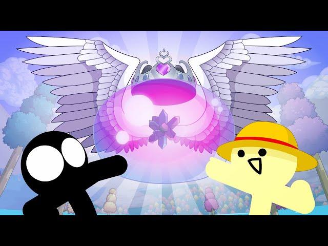 Stickmen vs Queen Slime - Terraria Animation