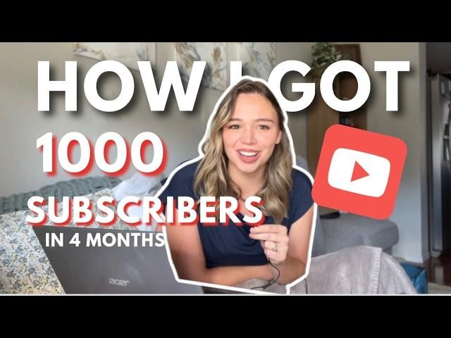 How to get 1000 Subscribers (With Analytics)