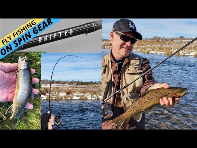 FLY FISH WITH SPIN GEAR — Millerods' Brilliant Drifter Rod Reviewed