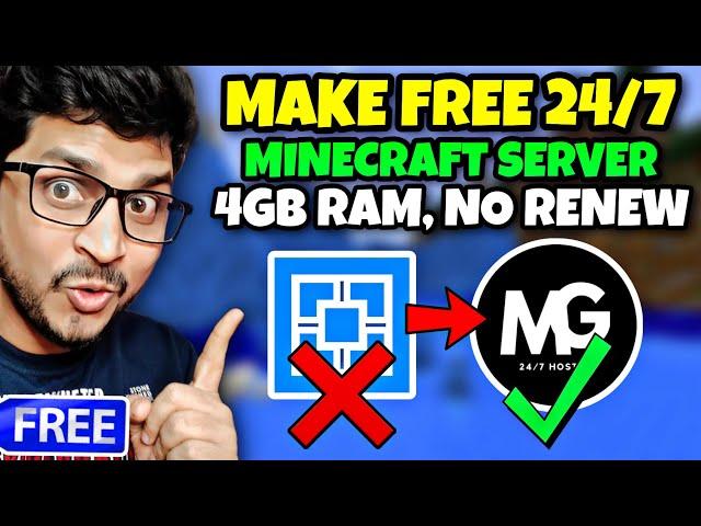 How To Make Free 24/7 Minecraft Server Without any Queue | Best Free 24/7 Minecraft Server Hosting 