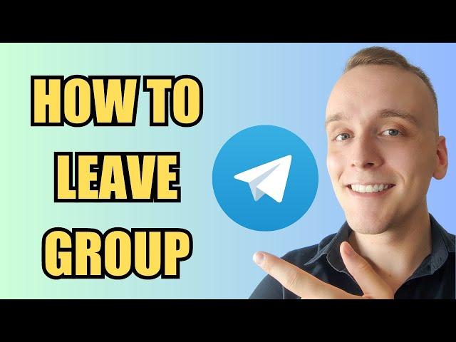 How To Leave a Group | Telegram