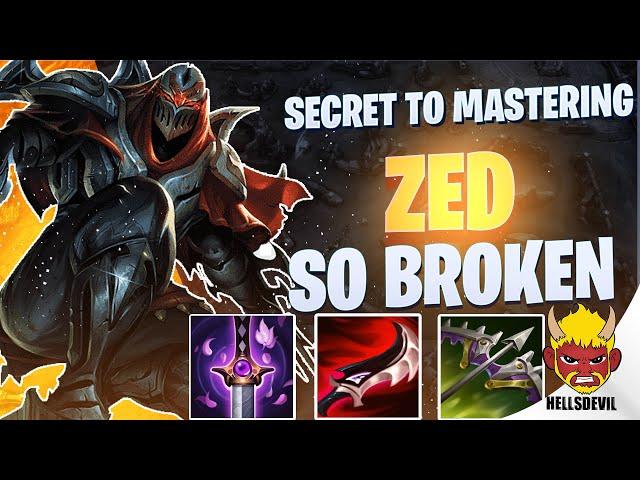 WILD RIFT | Secret to Mastering Zed | Challenger Zed Gameplay | Guide & Build