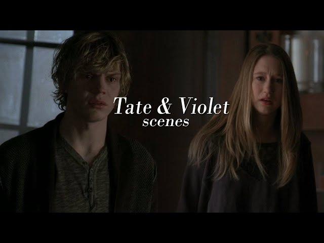 Tate And Violet scenes 1080p (Murder House)