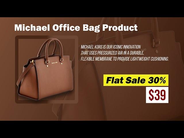 Dynamic Promo Product Advertising Video