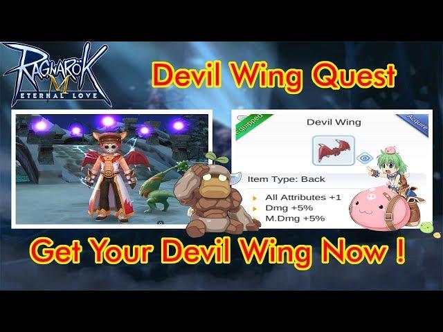 3 Langkah Simple Dapetin Devil Wing ! Devil Wing Quest Ragnarok Mobile Eternal Love